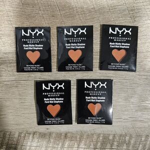 LOT OF 5 NYX Nude Matte Eye Shadow Refill - Sealed NMS29 Frisky Red